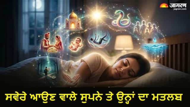 ਪਾਣੀ, ਸੱਪ ਜਾਂ ਮ੍ਰਿਤਕ ਪੂਰਵਜ... ਸਵੇਰੇ ਦਿਖਣ ਵਾਲੇ ਇਨ੍ਹਾਂ 10 ਸੁਪਨਿਆਂ ਪਿੱਛੇ ਲੁਕੇ ਹਨ ਵੱਡੇ ਸੰਕੇਤ