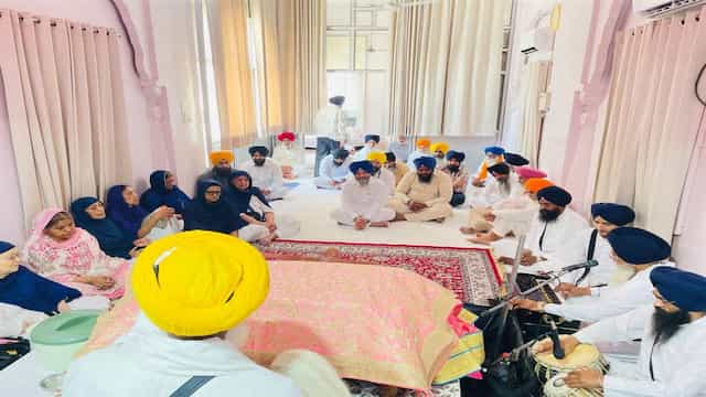 ਸ੍ਰੀ ਅੰਬ ਸਾਹਿਬ ਵਿਖੇ ਸ਼ਾਂਤਮਈ ਢੰਗ ਨਾਲ ਮਨਾਇਆ ਘੱਲੂਘਾਰਾ ਦਿਵਸ, ਸੰਗਤ ਨੇ ਸਰਬੱਤ ਦੇ ਭਲੇ ਲਈ ਕੀਤੀ ਅਰਦਾਸ
